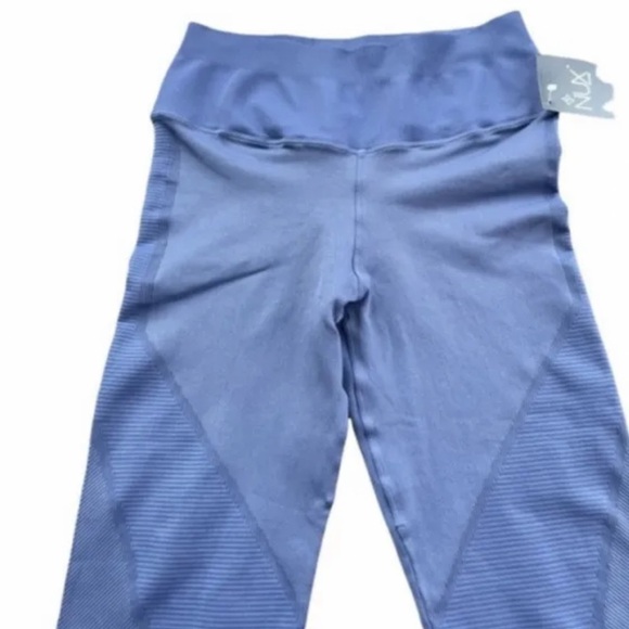 NWT NUX Shapeshifter Moderate Compression High Rise 7/8 Leggings Blue Size Large - Picture 7 of 11